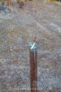 Señal sendero equivocado