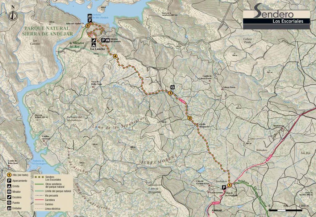 mapa-sendero-Los-Escoriales