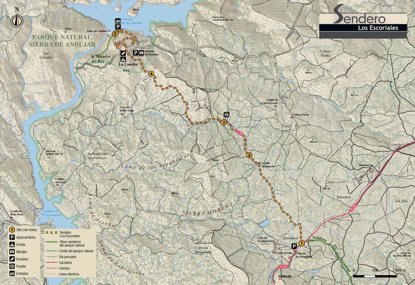 mapa-sendero-Los-Escoriales