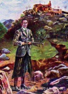 Alfonso XIII de cacería en la Sierra de Andújar