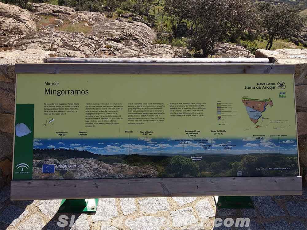 Mirador Sierra de Andújar Mingorramos